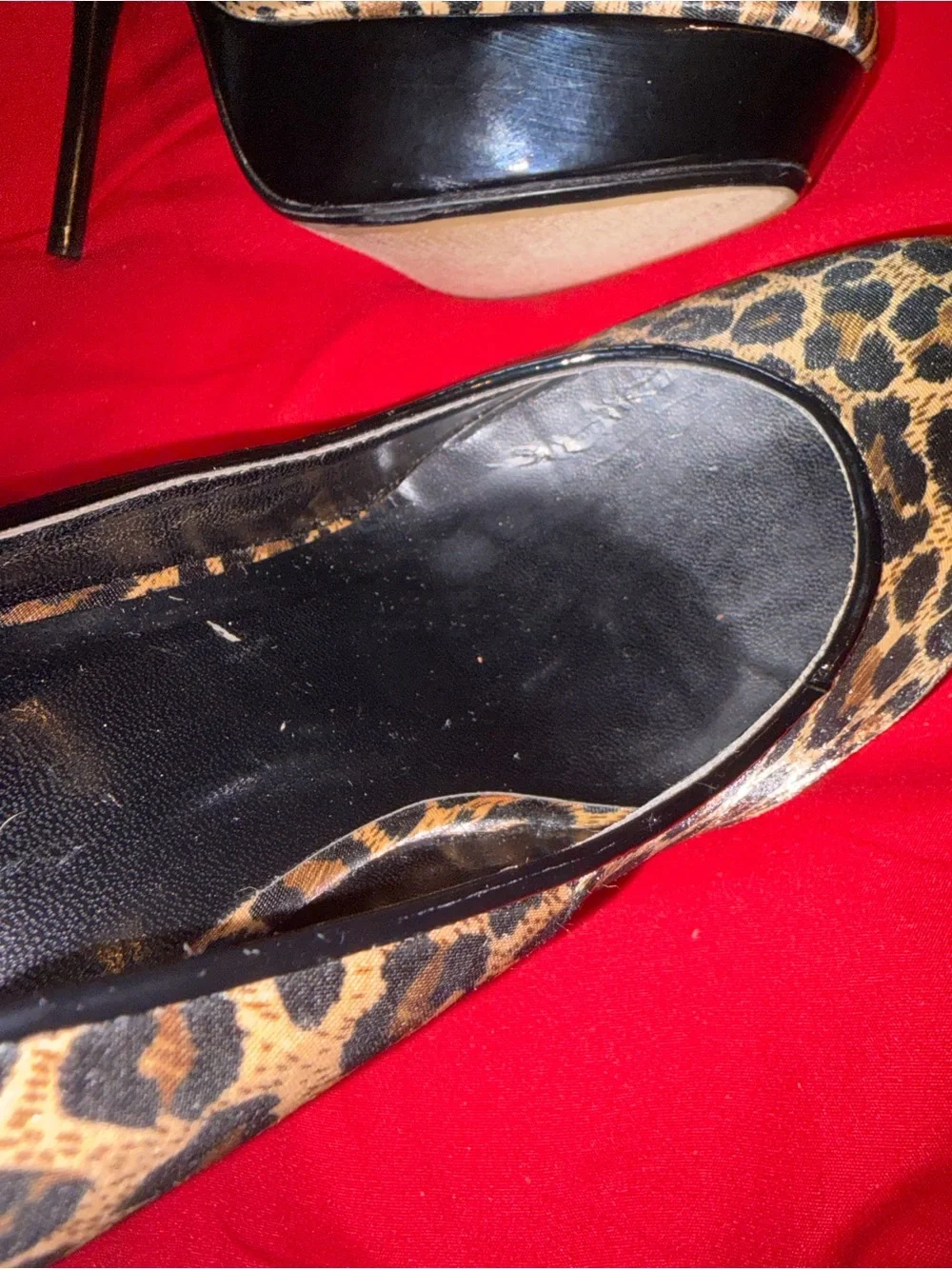 Vintage Y2K miss Me Leopard print Platform Stiletto Pumps size 7.5 NIB